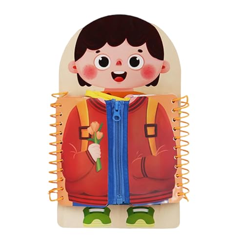 Dressing Boards - Lernspielzeug Anziehbrett - Lernspielzeug Mit Reißverschluss Schnürsenkel und Verschluss Pädagogisches Holzspielzeug Für Kita Kindergarten Reise Zuhause Vorschule Dressing Boards - Lernspielzeug Anziehbrett - Lernspielzeug Mit Reißverschluss Schnürsenkel und Verschluss Pädagogisches Holzspielzeug Für Kita Kindergarten Reise Zuhause Vorschule von Xinhuju
