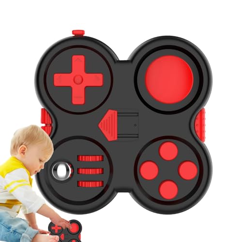 Fidget Controller, Fidget Controller, Fidget Fidget Spielzeug, vielseitiges Fidget Spielzeug, Konzentration Fidgetspielzeug, tragbares sensorisches Lernspielzeug, Konzentrationsspielzeug für von Xinhuju