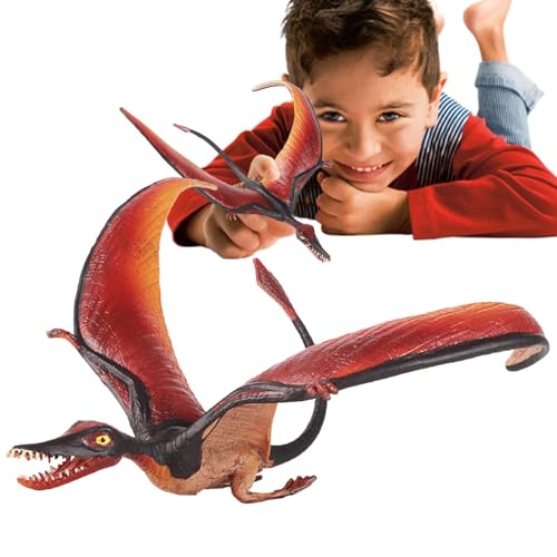 Flugsaurier-Spielzeug, realistische Fliegende Dinosaurier-Figur – Dinosaurier-Spielzeug Flugsaurier, Fliegende Dinosaurier-Figur, Schulprojekt, Belohnung, Lernspielzeug für Kinder von Xinhuju