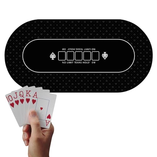 Game Table - Poker Table Tops, Table Cloth | Portable Poker Table Top with Art Deco Layout Print, Anti Slip Poker Mat Poker Table Top Mat for Poker , Tablecover for Playing Card von Xinhuju