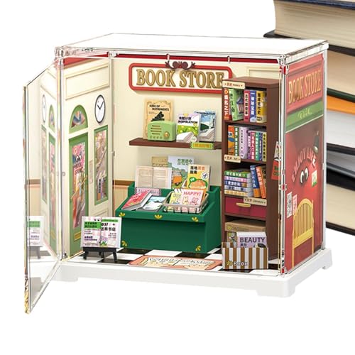 Handgefertigte Miniaturhaus -Kit - kleine Möbelzubehör, DIYS -Raumgebäude für Erwachsene | Tiny dolhouse Craft Kit, Hobby -Versammlung Spielzeug, Cottage Model Kit für - und Hobby -Handwerksliebh von Xinhuju