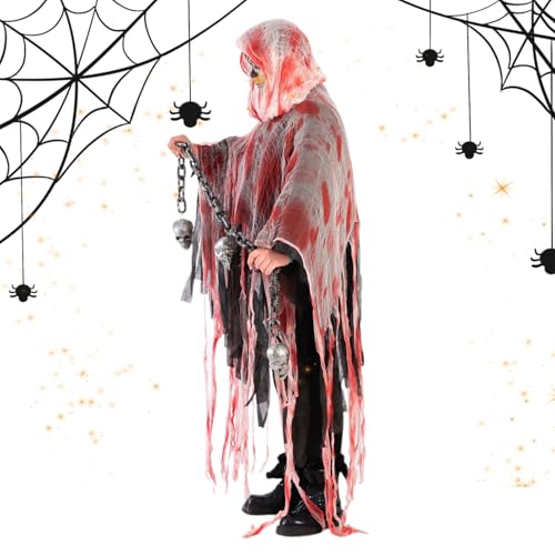 Haunted House Halloween Cape - Mittelalterliche Renaissance -Kapuze, Cosplay Und Maskerade Kostüm, Party, Bühne, Drama, Gothic Cloak Accessoire | Fest Für Cosplay, Maskerade, Bühnenperformance, Haunted House Halloween Cape - Mittelalterliche Renaissance -Kapuze, Cosplay Und Maskerade Kostüm, Party, Bühne, Drama, Gothic Cloak Accessoire | Fest Für Cosplay, Maskerade, Bühnenperformance, von Xinhuju