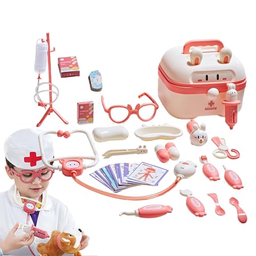 Kids Play Doctor Kit - Fingt Medical Set for Children Role Playing | Realistisches Spielzeug mit bunten Werkzeugen, fördert die Kreativität und motorische Fähigkeiten, ideal für Spaß 'a Kids Play Doctor Kit - Fingt Medical Set for Children Role Playing | Realistisches Spielzeug mit bunten Werkzeugen, fördert die Kreativität und motorische Fähigkeiten, ideal für Spaß 'a von Xinhuju
