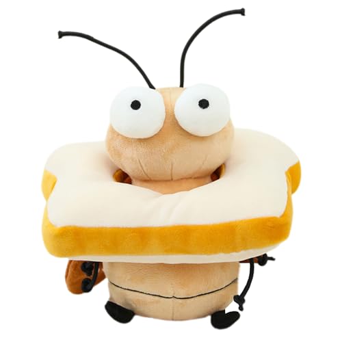 Lustiges Plüschinsekt - Kakerlakenspielzeugkreatur, weicher Kuschelbegleiter | Schrullige flea -Kissen -Puppen -Plüsch für Gag Geschenkkollektion Couch Schlafzimmer Schreibtisch Erwachsene Kinde Lustiges Plüschinsekt - Kakerlakenspielzeugkreatur, weicher Kuschelbegleiter | Schrullige flea -Kissen -Puppen -Plüsch für Gag Geschenkkollektion Couch Schlafzimmer Schreibtisch Erwachsene Kinde von Xinhuju
