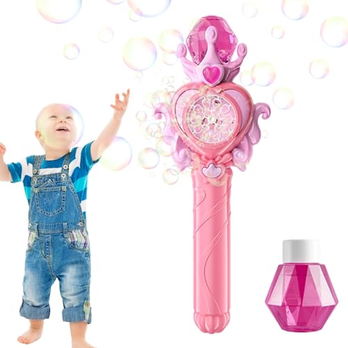 Magic Bubble Wand – Blasengebläsemaschine, automatische Schaummaschine, Blasenmacher | Schaum-Zauberstabmaschine für den Außenbereich, lustige Blasenspielzeuge, Partygeschenke für und Mädchen, von Xinhuju