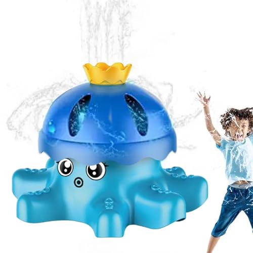 Oktopus-Wassersprühgerät im Freien-Rotationsspielzeug für den Sommer, niedliches Hinterhof-Bewässerungsspielzeug, Hinterhof-Drehbares Tintenfischbewässerungsspielzeug, lustiges Spielzeug von Xinhuju