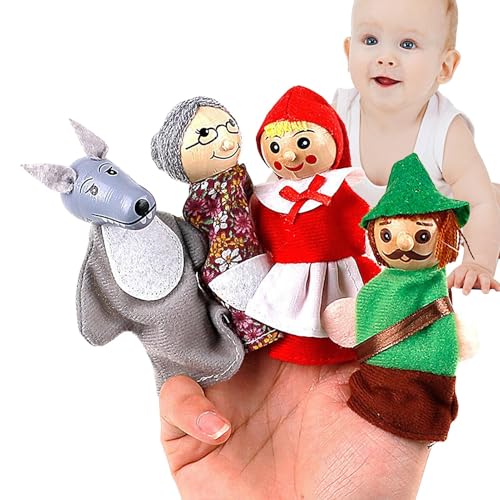 Puppen der Fingerfamilie - Storytelling Cartoon Animal Dolls, 4 -teiliges weiches Plüsch -Set, lustiges Lernspielzeug, leichtes bequemes Build, farbenfrohes kreatives Design | Bildungsfingerpuppen für Puppen der Fingerfamilie - Storytelling Cartoon Animal Dolls, 4 -teiliges weiches Plüsch -Set, lustiges Lernspielzeug, leichtes bequemes Build, farbenfrohes kreatives Design | Bildungsfingerpuppen für von Xinhuju