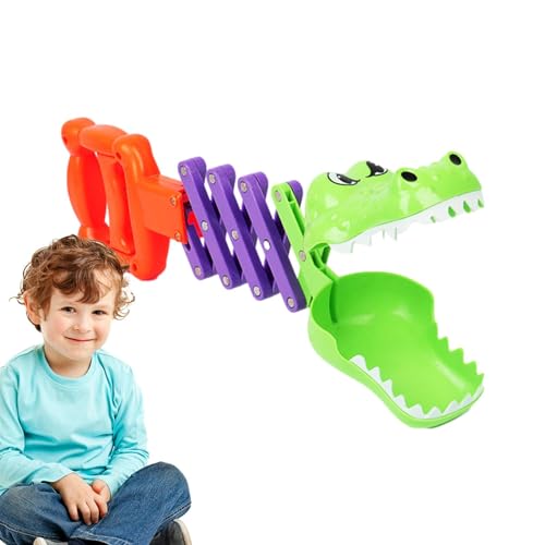 Roboter Dino S Shark Hand, Dino Roboter Hand Grabber | Roboterarmspielzeug Dino Krokodil Tiger Shark Grabber Tool – Roboterarmklemme – frühes Lernen der Hand-Augen-Koordination von Xinhuju