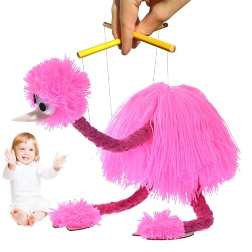 Seile für Straußpuppen, Seespitzenpuppen - Tierpuppen - entzückende realistische interaktive Puppen handgefertigt mit Straußpuppen für Kinder. Kinder Fingo von Xinhuju