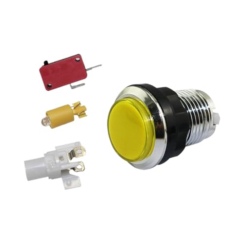 Spielkonsole -Taste - Druckschalter, Arcade Light Tool | Spielkonsole-Taste mit Leichter Arcade-Maschine Druckknopf integrierter Halterung Design Video Game Console Supplies für das Spielkonsole -Taste - Druckschalter, Arcade Light Tool | Spielkonsole-Taste mit Leichter Arcade-Maschine Druckknopf integrierter Halterung Design Video Game Console Supplies für das von Xinhuju