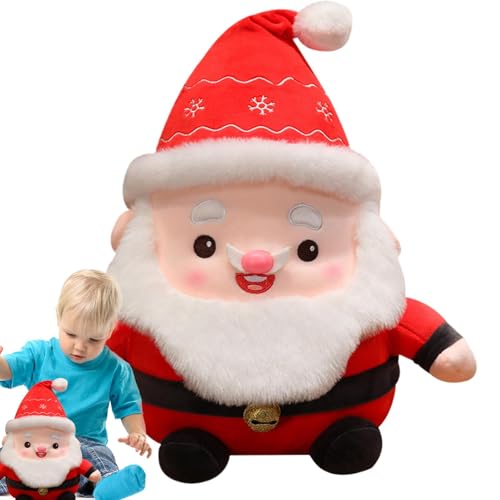 Weihnachtsmann-Plüschtier, sitzende Weihnachtsmann-Puppe, Weihnachtsmann-Figuren-Puppe – Weihnachts-Weihnachtsmann-Spielzeug-Plüsch | Weiches Plüsch-Weihnachtsmann-Puppenspielzeug für Wohnzimmer, von Xinhuju