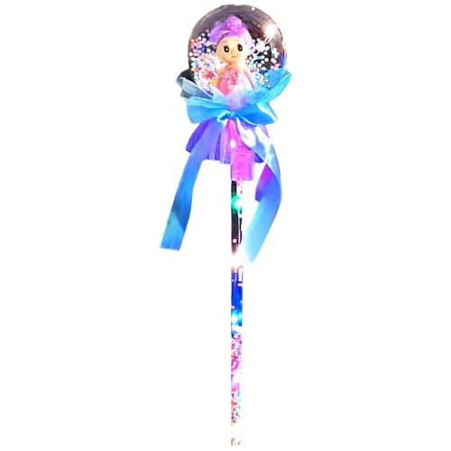 Xinhuju Feenstäbe für Mädchen | Spielzeugstab mit LED Glow, Handheld Princess Wand Fairy Stick für die Kostümrolle des Mädchens Spiele Cosplay Geburtstag von Xinhuju