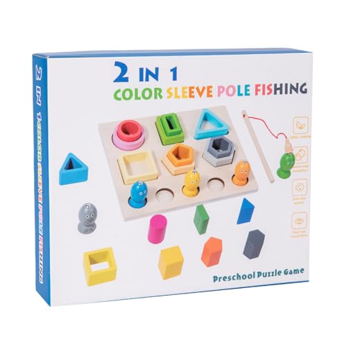 Xinhuju Form Sorter Toy - Geometrische Matching -Puzzle -Blöcke | Lernen mit speziell gestalteten Angelruten für Zuhause, Freien, Schule, Kindergarten Xinhuju Form Sorter Toy - Geometrische Matching -Puzzle -Blöcke | Lernen mit speziell gestalteten Angelruten für Zuhause, Freien, Schule, Kindergarten von Xinhuju