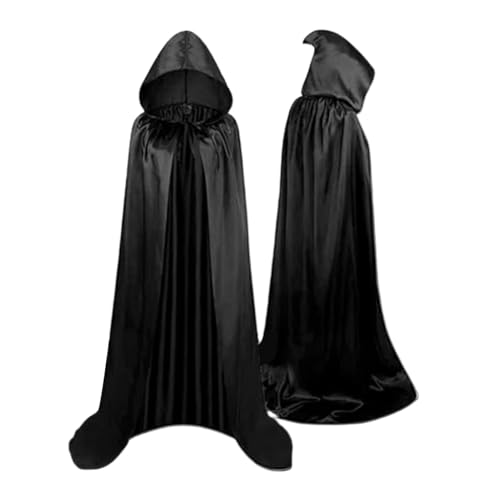 Xinhuju Halloween-Umhang, 150 cm Kapuzenumhang für Hexe und Vampir Halloween – langes Kostüm Cosplay Frauen Männer Rollenspiel Mittelalterliche Märkte Theaterveranstaltungen Partys Xinhuju Halloween-Umhang, 150 cm Kapuzenumhang für Hexe und Vampir Halloween – langes Kostüm Cosplay Frauen Männer Rollenspiel Mittelalterliche Märkte Theaterveranstaltungen Partys von Xinhuju