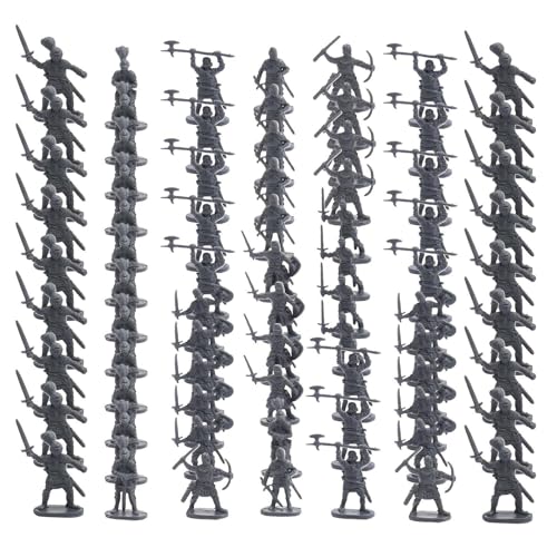 Xinhuju Soldaten Spielzeug | detaillierte Miniaturfiguren | 100 Miniaturfiguren für Strategiespiel und Dekoration Xinhuju Soldaten Spielzeug | detaillierte Miniaturfiguren | 100 Miniaturfiguren für Strategiespiel und Dekoration von Xinhuju
