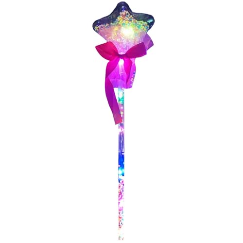 Xinhuju leuchten, Spielzeugwand mit LED Glow - Handheld Princess Wand Fairy Stick für die Kostümrolle des Mädchens Spiele Cosplay -Geburtstagsgunst von Xinhuju