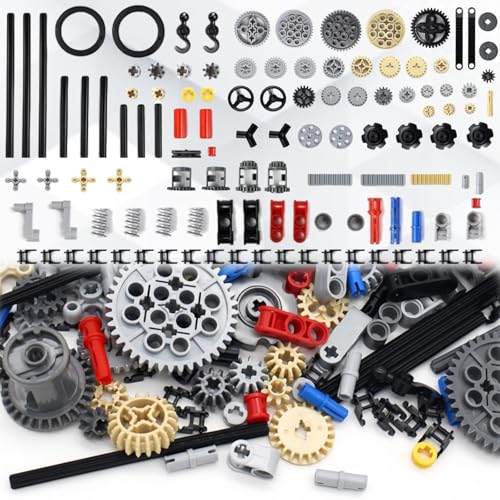 Xinlon 116 Stück Clamping Blocks Parts Set, Major Technik Model Kit, Technology Spare Parts Gears and Axles, Technology Spare Parts Connector, Compatible with Large Brands, Toys for Boys, Adults Xinlon 116 Stück Clamping Blocks Parts Set, Major Technik Model Kit, Technology Spare Parts Gears and Axles, Technology Spare Parts Connector, Compatible with Large Brands, Toys for Boys, Adults von Xinlon