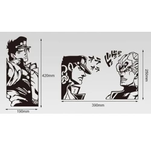 Xinnice Anime Aufkleber Dio Brando/Jotaro PC Gehäuse Aufkleber Cartoon leicht entfernbar wasserdicht Computer Dekoration Xinnice Anime Aufkleber Dio Brando/Jotaro PC Gehäuse Aufkleber Cartoon leicht entfernbar wasserdicht Computer Dekoration von Xinnice