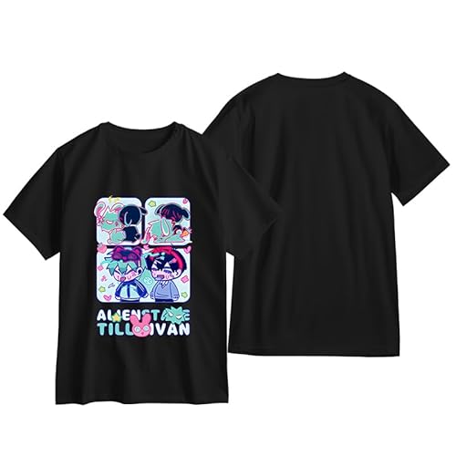 Xinnice Anime Druck T-Shirt für Herren Damen Luka/Mizi/Ivan/Till/Sua Manga Kurzarm Sommer Casual Tops Oversize Sport T-Shirt Unisex von Xinnice