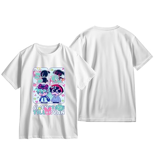 Xinnice Anime Druck T-Shirt für Herren Damen Luka/Mizi/Ivan/Till/Sua Manga Kurzarm Sommer Casual Tops Oversize Sport T-Shirt Unisex von Xinnice