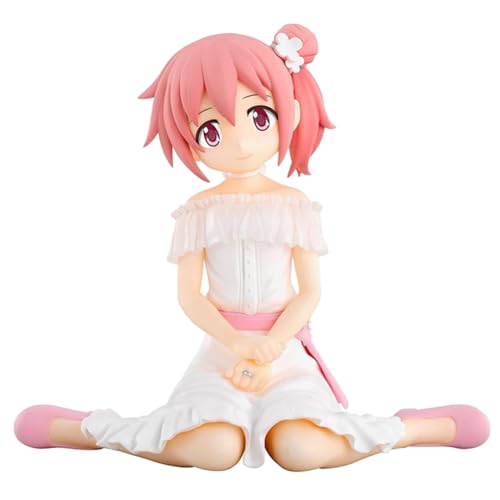 Xinnice Anime KanameMadoka Action Figuren PVC Sitzende Girl Statue Sammlerstücke Figur Modell Heimdekorationen Anime Geschenk, 10cm von Xinnice