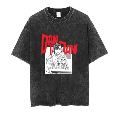 Xinnice Ayase Momo Shirt Anime Vintage Washed Aged T-Shirt Okarun/Turbo Granny Kurzarm Sommer Oversize Schwarz T shirt Xinnice Ayase Momo Shirt Anime Vintage Washed Aged T-Shirt Okarun/Turbo Granny Kurzarm Sommer Oversize Schwarz T shirt von Xinnice