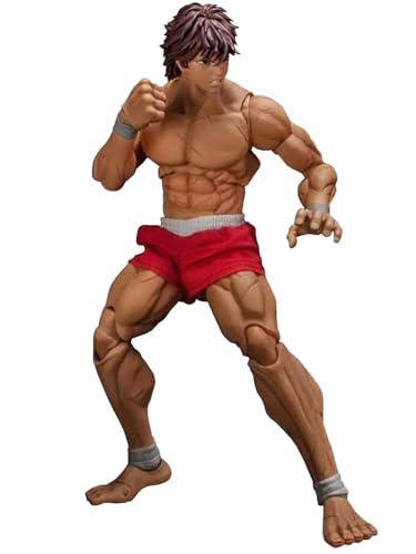 Xinnice Baki Anime Actionfigur - Hanma Baki Figur - 17cm PVC Cartoon Modell - Sammlerstück Statue Desktop Dekoration Geburtstag von Xinnice