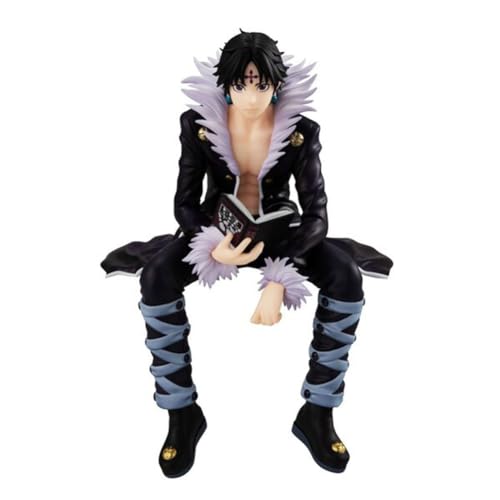 Xinnice Chrollo Lucilfer Noodle Stopper Figur PVC Sitzendes Modell Anime Desktop Dekorationen Sammlung Statue Für Fans, 15cm von Xinnice