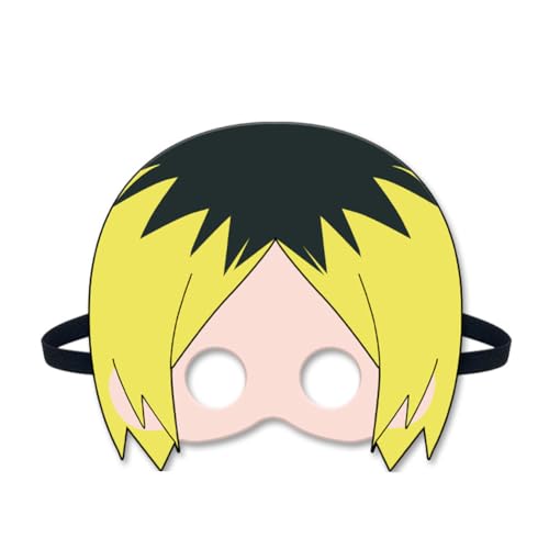 Xinnice Haikyuu!! Cosplay, Anime Kozume Kenma/Hinata Shoyo Masken, Japanisches Anime Cosplay, Volleyball Junior Cartoon Gesichtsschutz, Halloween Kostüm Zubehör, 20cm von Xinnice