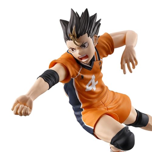 Xinnice Haikyuu!! Figur Modell Anime Nishinoya Yu Sammelfigur PVC-Statue Cartoon Desktop Ornament Anime Charakter Geschenk für Fans, 10cm von Xinnice