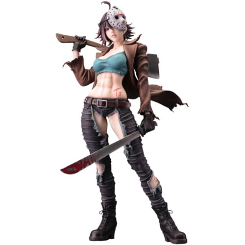 Xinnice Jason Voorhees Action Figure Freddy Krueger Figur Classic Horror Character Modell PVC Sammlerstück Statue Heimdekorationen Geschenke für Fans von Xinnice