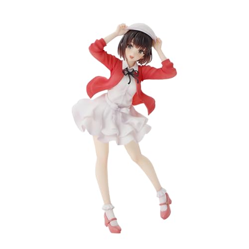 Xinnice Katou Megumi Anime Figur - Alltagskleidung Girl Statue - Original Painting Actionfigur - 20cm PVC Sitzende Modell - Sammlerstück Geschenk für Anime Fans von Xinnice