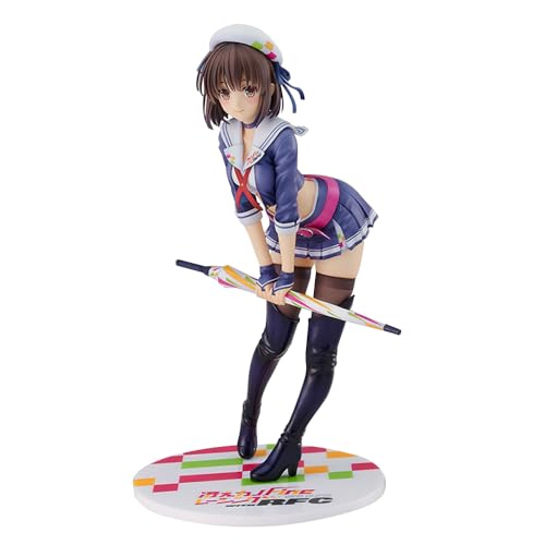 Xinnice Katou Megumi Anime Figur - Paddock Girl Statue - Original Painting Actionfigur - 22cm PVC Stehende Modell - Sammlerstück Geschenk für Anime Fans von Xinnice