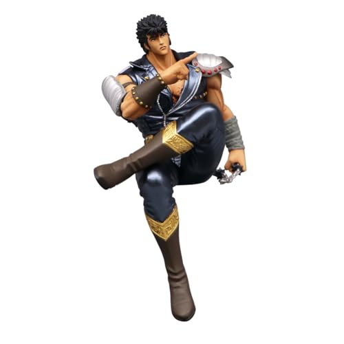 Xinnice Kenshiro Anime Nudelstopper Figur | 14cm PVC Sitzende Statue | Anime-Charaktere Nudelstopper | Desktop Dekorationen Sammlung Geburtstag von Xinnice