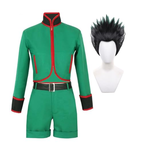 Xinnice Killua Zoldyck Cosplay Kostüm GON FREECSS Anime Killua Kleidung mit Perücke Halloween Charakter Party Outfit Xinnice Killua Zoldyck Cosplay Kostüm GON FREECSS Anime Killua Kleidung mit Perücke Halloween Charakter Party Outfit von Xinnice