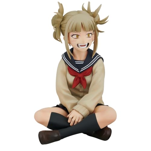 Xinnice MHA Anime Figur Uraraka Ochako/Toga Himiko Sitzende Manga Action Figuren PVC Anime Girl Figure Sammlerstück Ornamente Geschenk für Anime Fans, 10cm von Xinnice