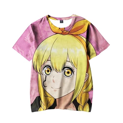 Xinnice Mashle: Magic and Muscles T-Shirt Anime 3D Printed T-shirt Männer Frauen Mash Burnedead/Lemon Irvine Sommer Kurzärmeliges Lockeres Top von Xinnice