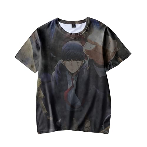 Xinnice Mashle: Magic and Muscles T-Shirt Anime 3D Printed T-shirt Männer Frauen Mash Burnedead/Lemon Irvine Sommer Kurzärmeliges Lockeres Top von Xinnice