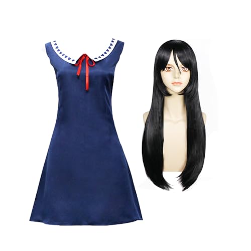 Xinnice Rika Orimoto Cosplay Kostüme Anime Charaktere Cosplay Kleider für Frauen Rika Orimoto Cosplay Perücken Halloween Party Outfit Set von Xinnice