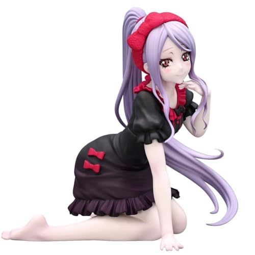 Xinnice Shalltear Bloodfallen Anime Figur Statue Homewear Girl Kniende Actionfigur PVC 12cm Anime Charakter Modell Ornamente Geschenke von Xinnice