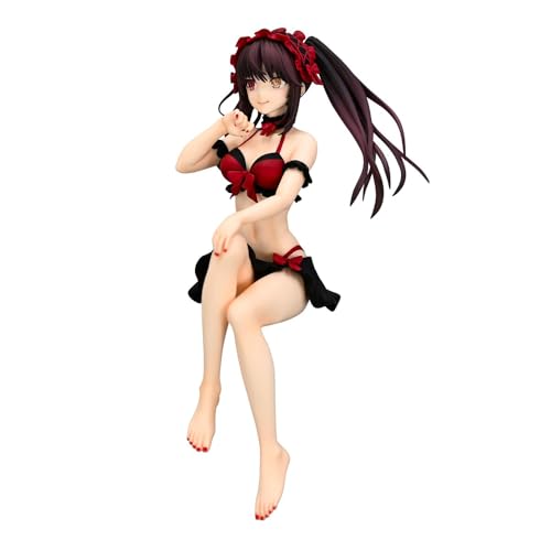 Xinnice Tokisaki Kurumi Figur Modell Manga Girl Actionfigur Anime Sitzende Figuren Deko PVC Sammlerstück Statue Desktop Dekoration Geschenk für Anime Fans, 16cm von Xinnice