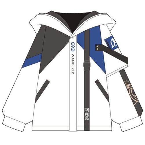 Xinnice Wanderer Anime Kostüm Hoodie Kapuzenjacke mit Reißverschluss Hip-Hop Moden Jacke und Hose Set Kunikuzushi Cosplay Kleidung Halloween,Comic-Con von Xinnice