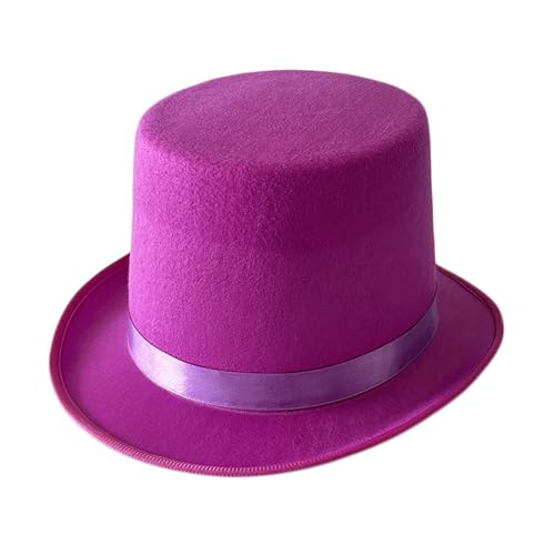 Modischer britischer flacher Hut für Magier-Kostüm, Aufführungen, Theateraufführungen, Musikalien, Zylinderhüte für Erwachsene, Kinder, Zylinderhüte für Herren, Zylinderhüte für Damen, Steampunk-Hüte von Xinsheinelry