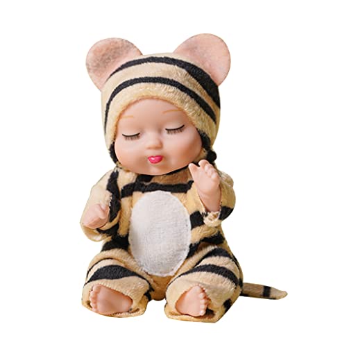 Xinsheinelry Miniatur Schlafpuppen Gewichtete Babypuppen Weichem Körper Partygeschenke von Xinsheinelry