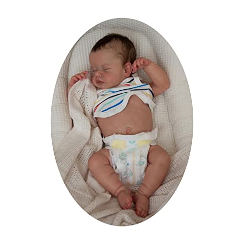 Xinsheinelry Schlafende Schließen Wiedergeborenes Baby 19'' Babyspielzeug Weicher Vinly Weicher Körper Bestes Geburtstagsmädchen Kind von Xinsheinelry