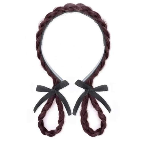 Xinsheinelry Schöne Hasenohren Hair Hoop Mit Geflochtenen Kindern Kostüm Stilvolle Stirnbänder Für Kinder Und Erwachsene von Xinsheinelry