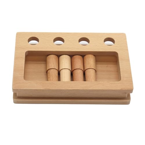 Xinsheinelry Zylinder Box Sound Plugging Spielzeug 12 Monate Kindergarten Lehrmittel Hand Auge Koordination Spielzeug von Xinsheinelry