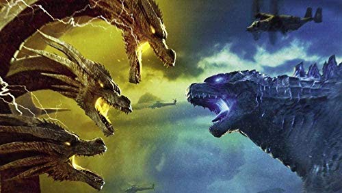 Xiutailtd 1000 Teile Puzzle für Erwachsene Drachenkrieg gegen Godzilla Kinder Puzzle Sets für Familie | Lernspiel von XiuTaiLtd