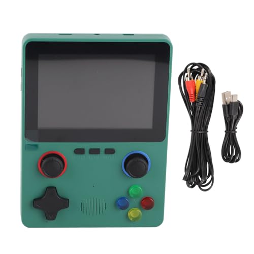 Retro-Handheld-Spielekonsole, Tragbarer Game-Player mit Dual-Joystick, 3,5-Zoll-IPS-Bildschirm, 32 GB Speicherkarte, Retro-Videospielkonsolen für Jungen und Mädchen von Xiuganpo