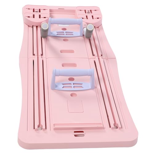 Verstellbares Liegestützbrett, Stabiles Heim-Fitness-System mit Zubehör, Multifunktionales Flexibles Fitnessboard, Tragbare Heimfitnessgeräte für Brust- und Bauchübungen (PINK) von Xiuganpo